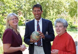 Global Studies founding faculty members Martin Morales, Maureen Moore, and Rosalie Amer.