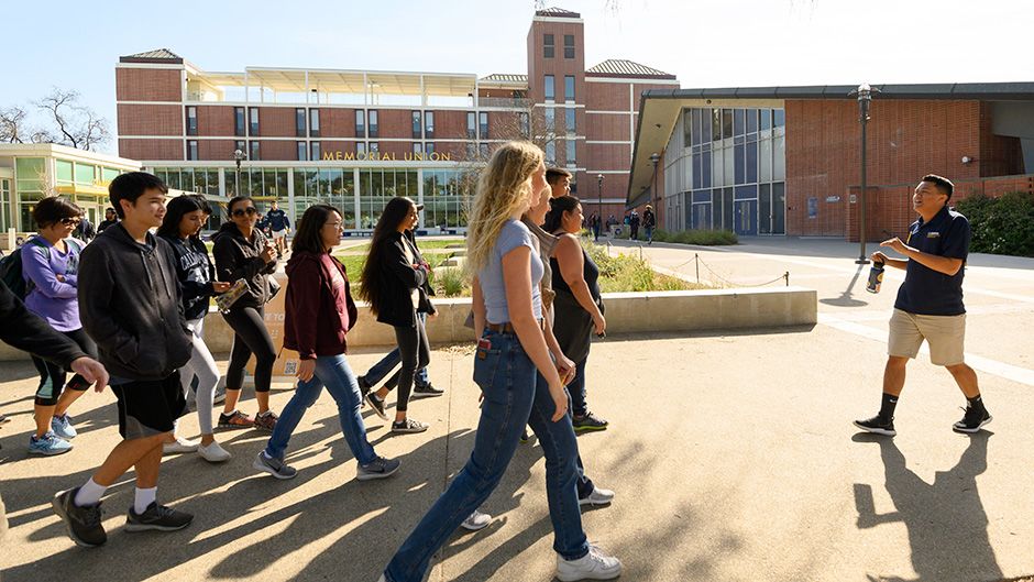 UC Davis campus tour