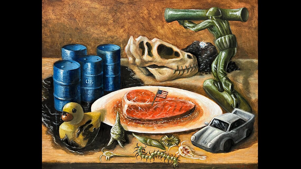 A painting by Josh McIntyre