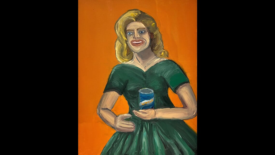 A painting by Gabriela Ochoa