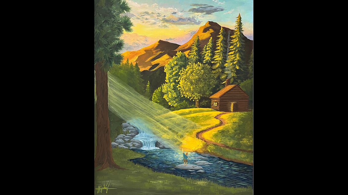 A painting by Abigail Gurzhiy