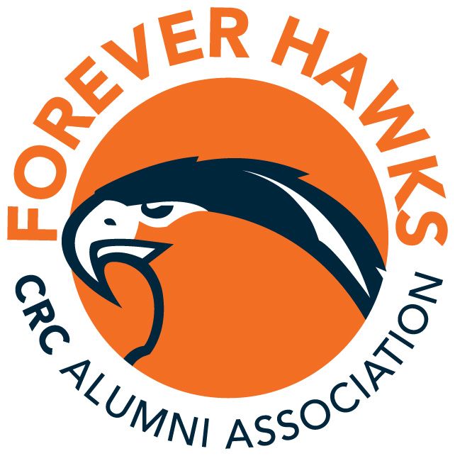 CRC Forever Hawks logo, CRC Alumni Association