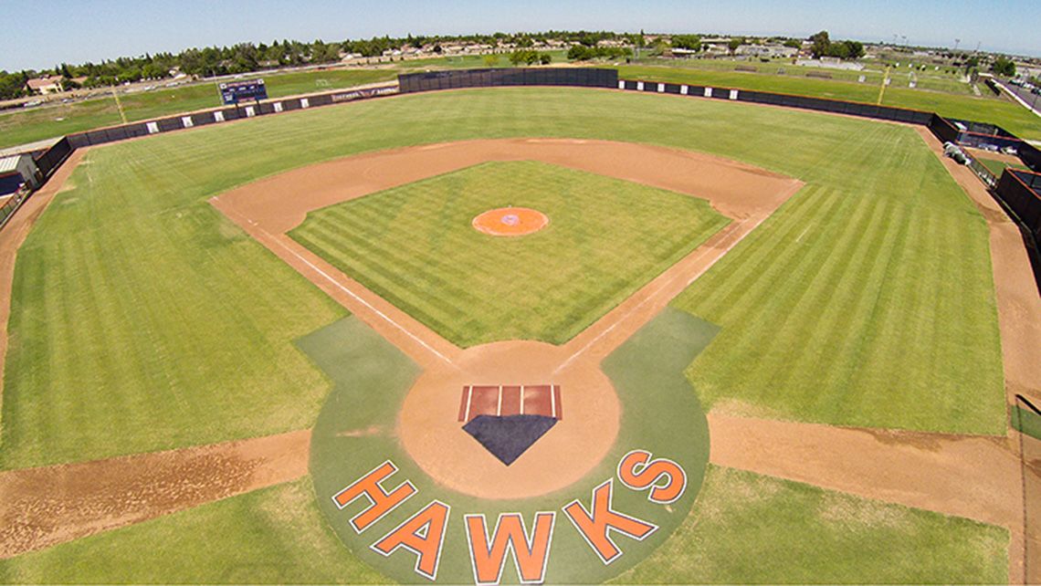 CRC aerial view of baseball diamond