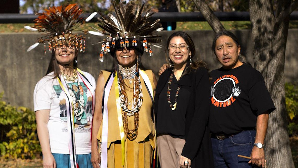 Dancers and attendees during Native American Heritage Week at CRC. Photo by November Rain Erwin.