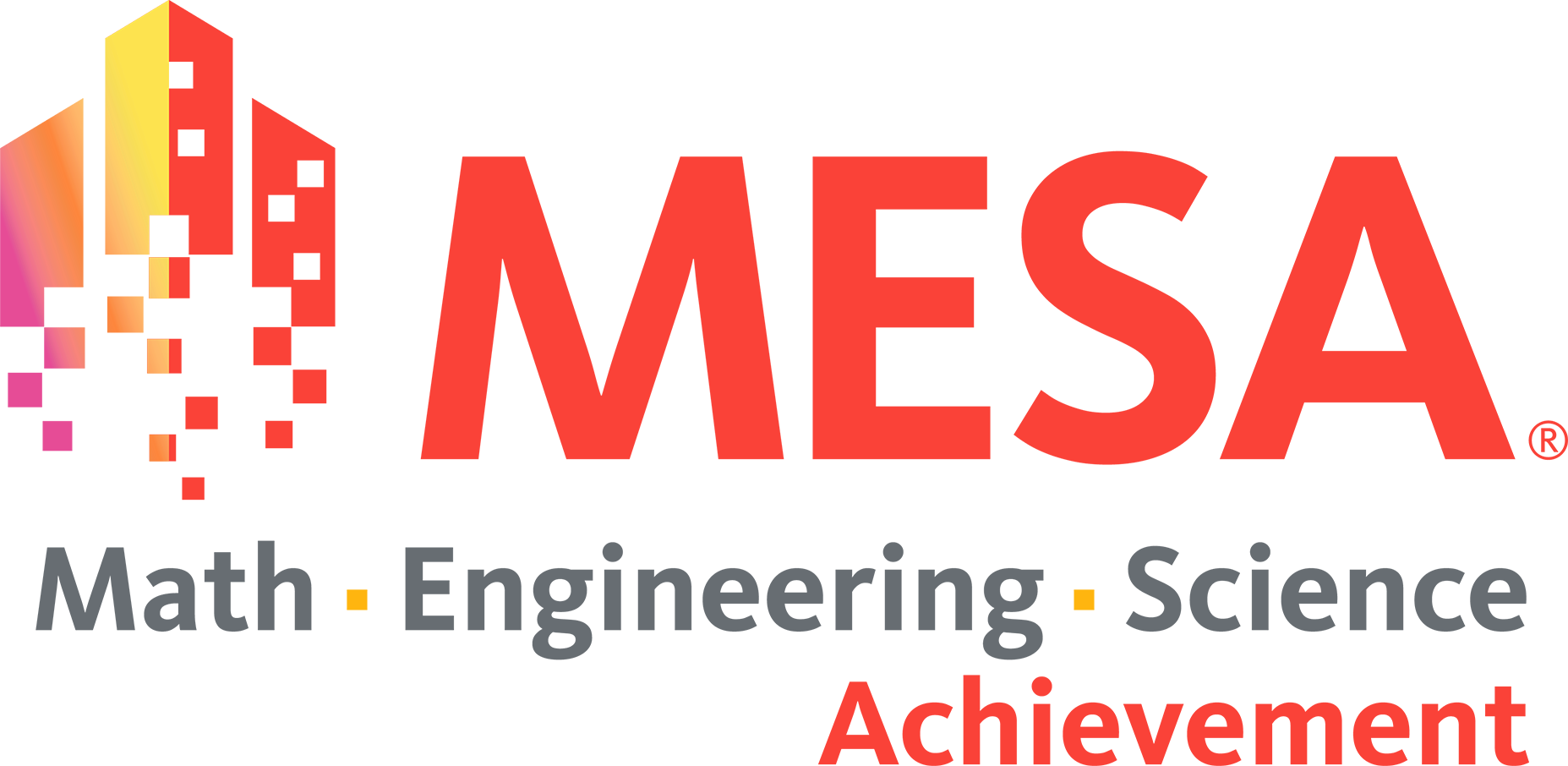 Mesa logo, Math, Engineering, Science, Achievement