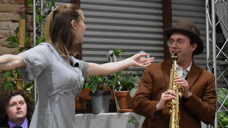 Photo of Two Performers