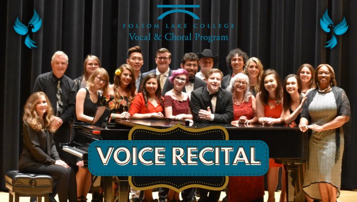 Voice Recital photo of students