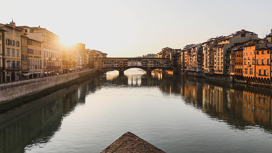 Florance Italy water bridge